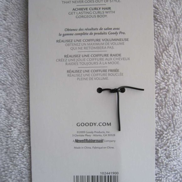 Goody Pro Volumized Hair Three Row Teasing Bristles Comb Tail Tease Smooth Salon - Picture 8 of 8